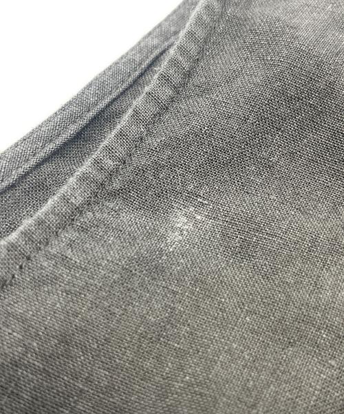 universal tissu（ユニバーサルティシュ）universal tissu (ユニバーサルティシュ) リネンノースリーブワンピース ブラック サイズ:FREEの古着・服飾アイテム