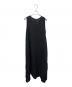 universal tissu（ユニバーサルティシュ）の古着「リネンノースリーブワンピース」｜ブラック