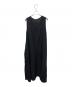 universal tissu (ユニバーサルティシュ) リネンノースリーブワンピース ブラック サイズ:FREE：4500円