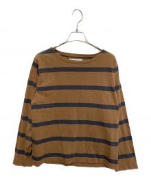 MHL（エムエイチエル）の古着「ボーダーTシャツ」｜ブラウン