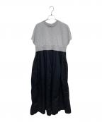 HeRIN.CYEヘリンドットサイ）の古着「バックスリットロングドレス」｜ブラック