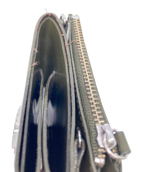 TOGA PULLA（トーガ プルラ）TOGA PULLA (トーガ プルラ) レザーウォレット オリーブ サイズ:なしの古着・服飾アイテム