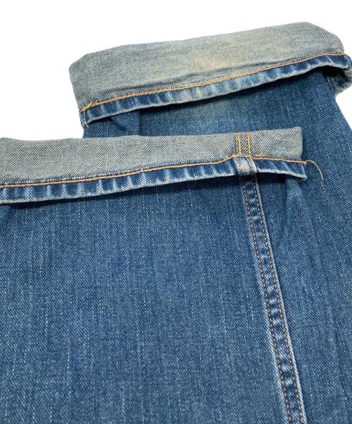 A BATHING APE（ア ベイシング エイプ）A BATHING APE (ア ベイシング エイプ) バックロゴパッチ デニムパンツ インディゴ サイズ:Ｍの古着・服飾アイテム