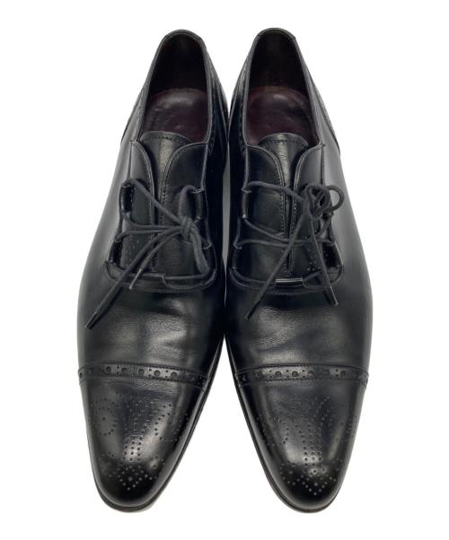 DUCAL（デュカル）DUCAL (デュカル) セミブローグシューズ ブラック サイズ:8の古着・服飾アイテム