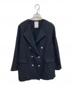 SHENERYシーナリー）の古着「リネンダブルジャケット」｜ネイビー
