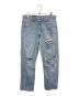 LEVI'S（リーバイス）の古着「ダメージジーンズ」｜ブルー