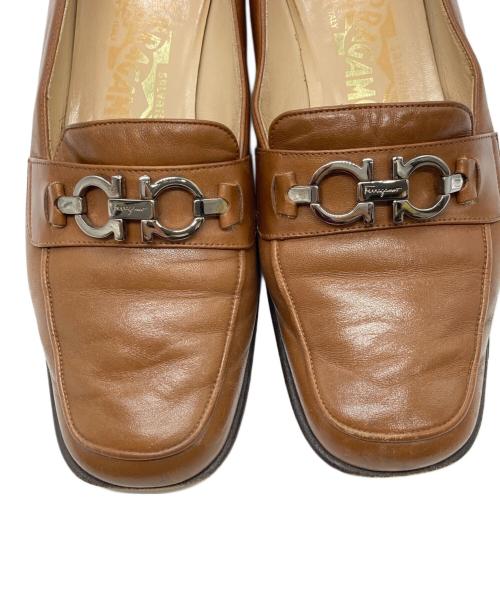 Salvatore Ferragamo（サルヴァトーレ フェラガモ）Salvatore Ferragamo (サルヴァトーレ フェラガモ) ガンチーニビットローファー ブラウン サイズ:6の古着・服飾アイテム