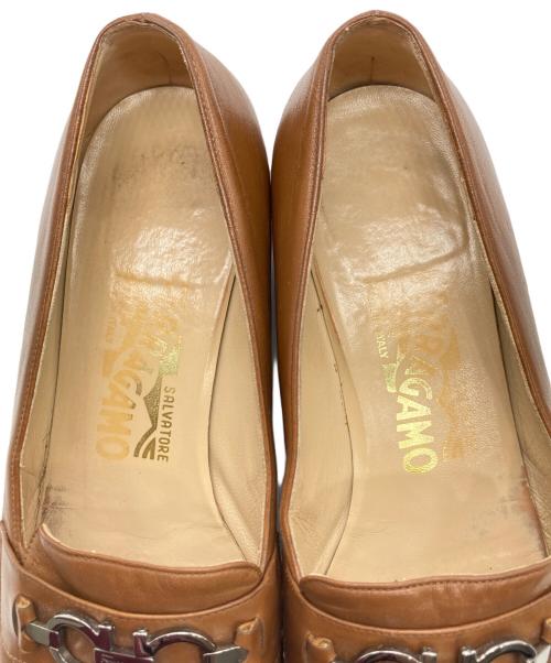 Salvatore Ferragamo（サルヴァトーレ フェラガモ）Salvatore Ferragamo (サルヴァトーレ フェラガモ) ガンチーニビットローファー ブラウン サイズ:6の古着・服飾アイテム