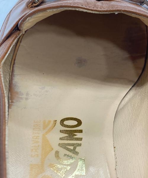 Salvatore Ferragamo（サルヴァトーレ フェラガモ）Salvatore Ferragamo (サルヴァトーレ フェラガモ) ガンチーニビットローファー ブラウン サイズ:6の古着・服飾アイテム