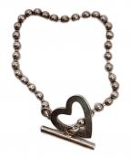 GUCCIグッチ）の古着「オープンハートボールチェーンブレスレット」