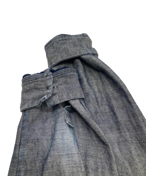 MARNI（マルニ）MARNI (マルニ) 袖インサイドアウト切替デニムシャツ ブルー サイズ:Lの古着・服飾アイテム