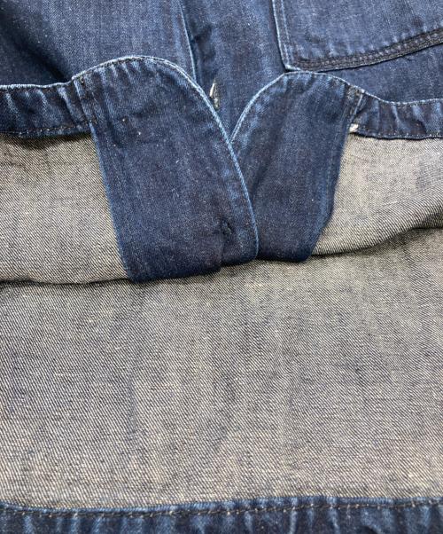 MARNI（マルニ）MARNI (マルニ) 袖インサイドアウト切替デニムシャツ ブルー サイズ:Lの古着・服飾アイテム