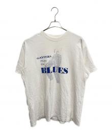FRUIT OF THE LOOM（フルーツオブザルーム）の古着「BLUESプリントTシャツ」｜ホワイト