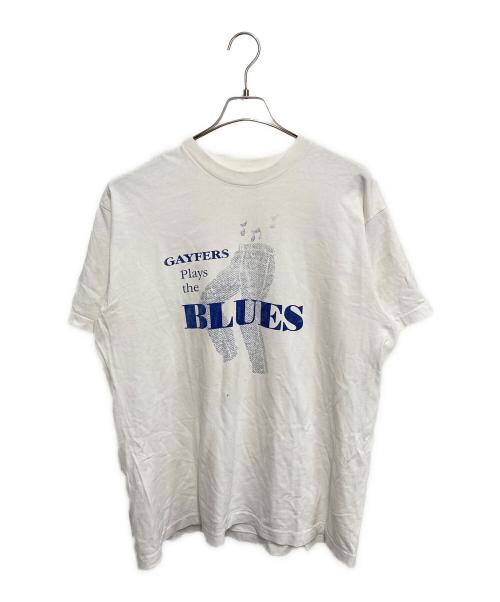 FRUIT OF THE LOOM（フルーツオブザルーム）FRUIT OF THE LOOM (フルーツオブザルーム) BLUESプリントTシャツ ホワイト サイズ:XLの古着・服飾アイテム