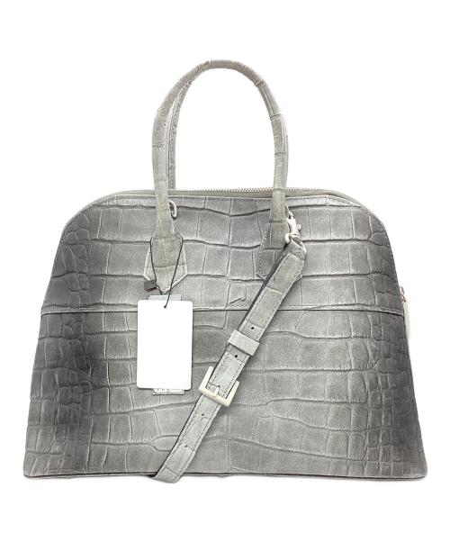 MUL（エムユーエル）MUL (エムユーエル) ラウンドトート M グレーの古着・服飾アイテム