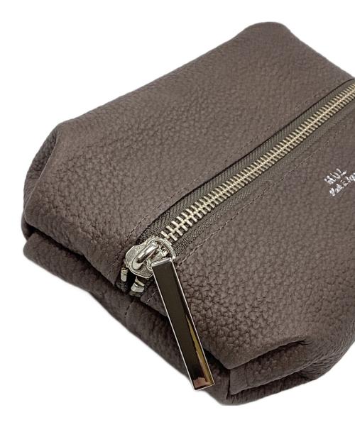 MUL（エムユーエル）MUL (エムユーエル) レザーポーチ ブラウンの古着・服飾アイテム