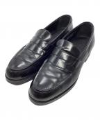 PUBLIC TOKYOパブリックトウキョウ）の古着「SCOTCHGARD レザーローファー」｜ブラック