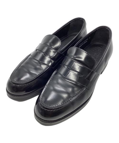 PUBLIC TOKYO（パブリックトウキョウ）PUBLIC TOKYO (パブリックトウキョウ) SCOTCHGARD レザーローファー ブラック サイズ:2（26.5~27.0）の古着・服飾アイテム