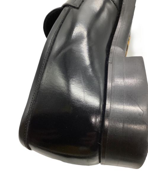 PUBLIC TOKYO（パブリックトウキョウ）PUBLIC TOKYO (パブリックトウキョウ) SCOTCHGARD レザーローファー ブラック サイズ:2（26.5~27.0）の古着・服飾アイテム