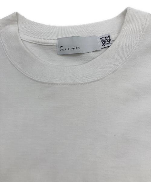 SO NAKAMEGURO（ソウ ナカメグロ）so nakameguro (ソウ ナカメグロ) LUGGAGE Tシャツ ホワイト サイズ:Ｍの古着・服飾アイテム