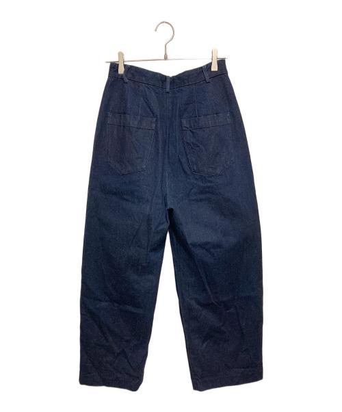 6(ROKU) BEAUTY&YOUTH（ロク ビューティーアンドユース）6(ROKU) BEAUTY&YOUTH (ロク ビューティーアンドユース) デニムタックパンツ インディゴ サイズ:34の古着・服飾アイテム