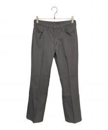 Wrangler×ONLY ARK（ラングラー×オンリーアーク）の古着「別注 ミドルライズ ランチャードレスパンツ」｜グレー