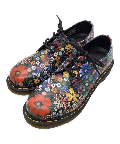 Dr.Martens（ドクターマーチン）Dr.Martens (ドクターマーチン) フローラルプリント 3ホールブーツ ブラック サイズ:UK6の古着・服飾アイテム