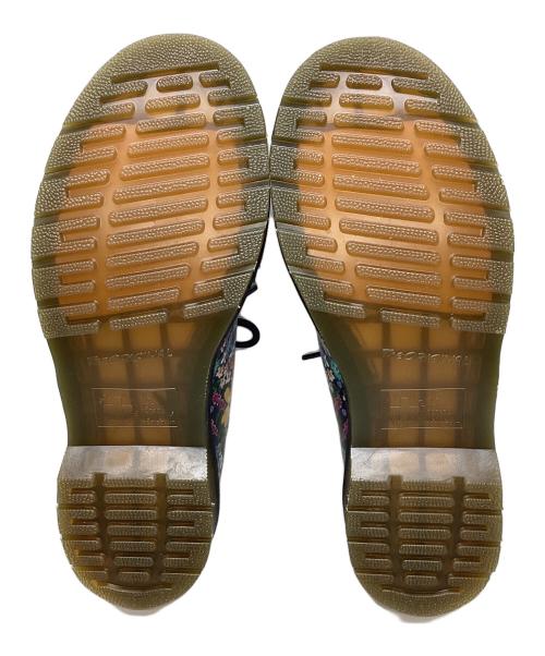 Dr.Martens（ドクターマーチン）Dr.Martens (ドクターマーチン) フローラルプリント 3ホールブーツ ブラック サイズ:UK6の古着・服飾アイテム