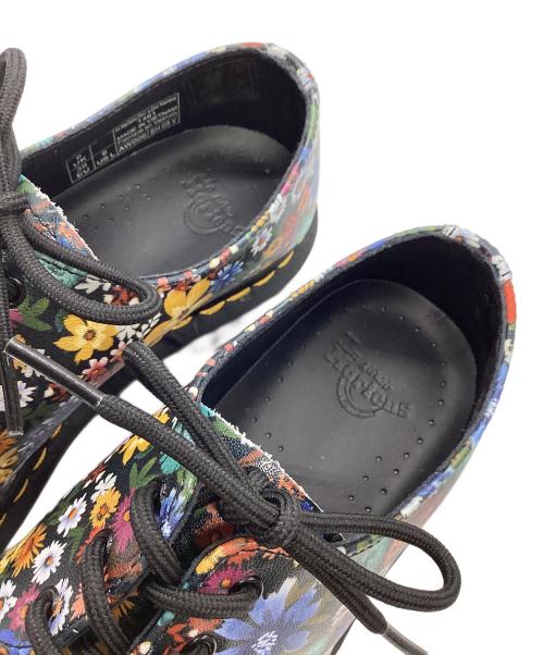 Dr.Martens（ドクターマーチン）Dr.Martens (ドクターマーチン) フローラルプリント 3ホールブーツ ブラック サイズ:UK6の古着・服飾アイテム