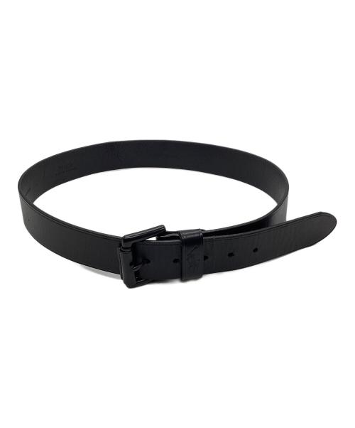 POLO RALPH LAUREN（ポロ・ラルフローレン）POLO RALPH LAUREN (ポロ・ラルフローレン) レザーベルト ブラックの古着・服飾アイテム