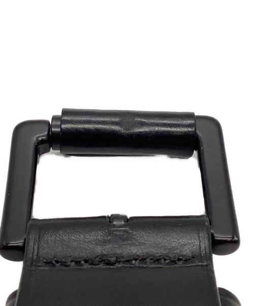 POLO RALPH LAUREN（ポロ・ラルフローレン）POLO RALPH LAUREN (ポロ・ラルフローレン) レザーベルト ブラックの古着・服飾アイテム