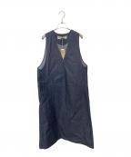 Midi-Umiミディウミ）の古着「デニムジャンパースカート」｜インディゴ