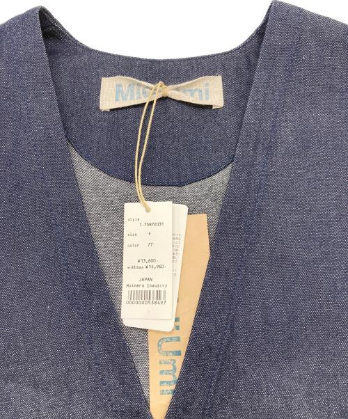 Midi-Umi（ミディウミ）Midi-Umi (ミディウミ) デニムジャンパースカート インディゴ サイズ:FREE 未使用品の古着・服飾アイテム