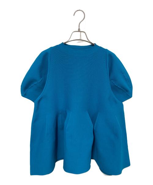 machatt（マチャット）machatt (マチャット) ホールガーメントフォルム ニット ブルー サイズ:記載なしの古着・服飾アイテム