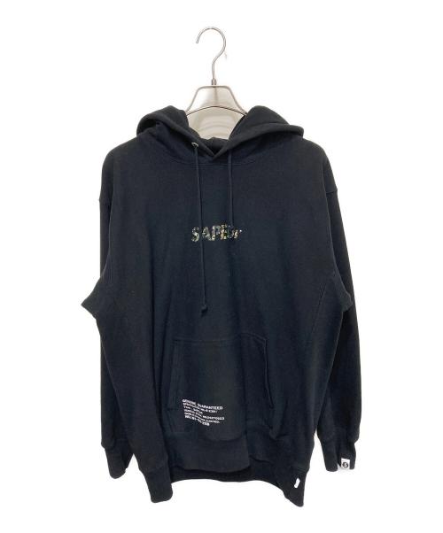 SAPEur（サプール）SAPEur (サプール) リアルツリーヘッド フーディ ブラック サイズ:Lの古着・服飾アイテム