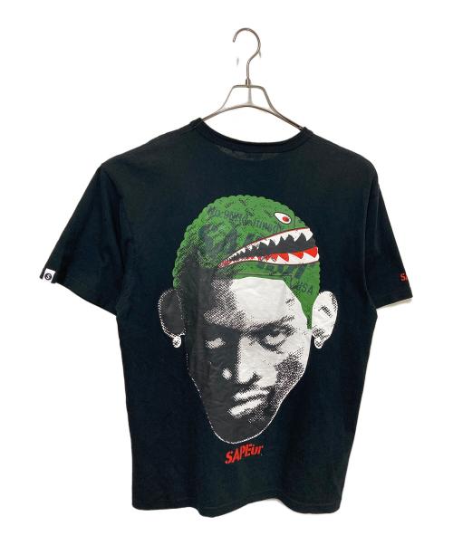 SAPEur（サプール）SAPEur (サプール) シャークマウス S/S Tee ブラック サイズ:Lの古着・服飾アイテム