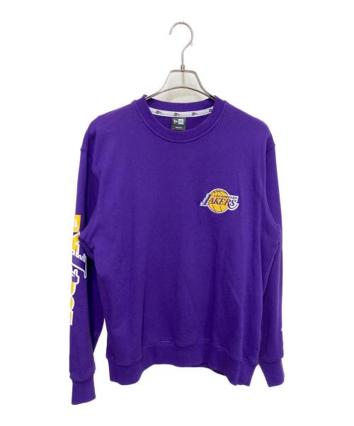 New Era（ニューエラ）New Era (ニューエラ) X-LARGE (エクストララージ) NBA (エヌビーエー) ロサンゼルス・レイカーズ コラボスウェット パープル サイズ:Ｍの古着・服飾アイテム