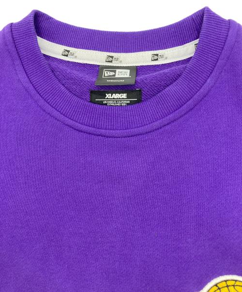 New Era（ニューエラ）New Era (ニューエラ) X-LARGE (エクストララージ) NBA (エヌビーエー) ロサンゼルス・レイカーズ コラボスウェット パープル サイズ:Ｍの古着・服飾アイテム