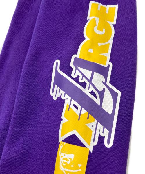 New Era（ニューエラ）New Era (ニューエラ) X-LARGE (エクストララージ) NBA (エヌビーエー) ロサンゼルス・レイカーズ コラボスウェット パープル サイズ:Ｍの古着・服飾アイテム