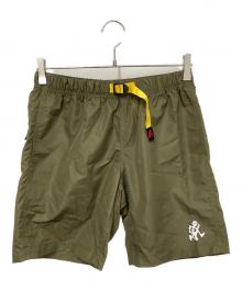 GRAMICCI×ONE PIECE（グラミチ×ワンピース）の古着「コラボナイロンショートパンツ」｜オリーブ