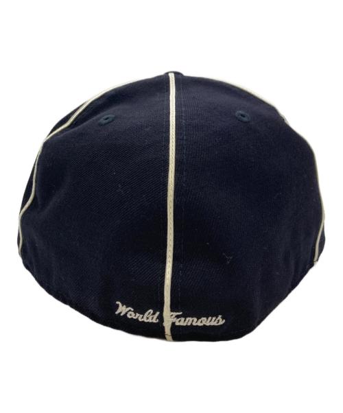 New Era（ニューエラ）New Era (ニューエラ) Supreme (シュプリーム) ボックスロゴ パイピングキャップ ネイビー サイズ:60.6㎝の古着・服飾アイテム
