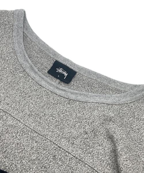 stussy（ステューシー）stussy (ステューシー) ロゴスウェット グレー サイズ:Lの古着・服飾アイテム
