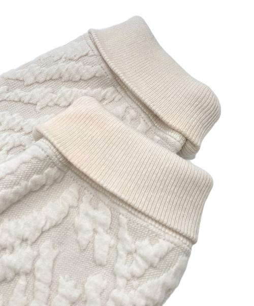 UNITED ARROWS（ユナイテッドアローズ）UNITED ARROWS (ユナイテッドアローズ) キルトジャガードスウェットプルオーバー ホワイト サイズ:FREEの古着・服飾アイテム