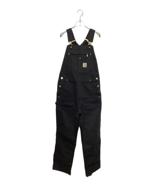 CarHartt（カーハート）CarHartt (カーハート) ビブ オーバーオール リラックスフィット ダック ブラック サイズ:32×32の古着・服飾アイテム