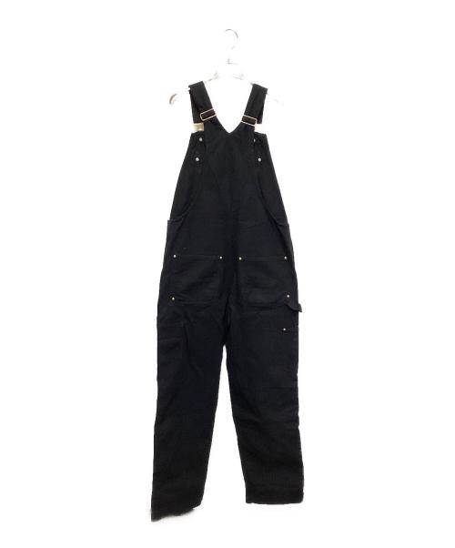 CarHartt（カーハート）CarHartt (カーハート) ビブ オーバーオール リラックスフィット ダック ブラック サイズ:32×32の古着・服飾アイテム