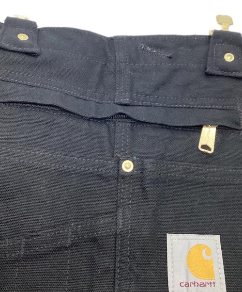 CarHartt（カーハート）CarHartt (カーハート) ビブ オーバーオール リラックスフィット ダック ブラック サイズ:32×32の古着・服飾アイテム
