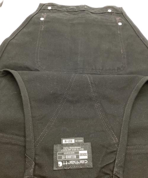 CarHartt（カーハート）CarHartt (カーハート) ビブ オーバーオール リラックスフィット ダック ブラック サイズ:32×32の古着・服飾アイテム