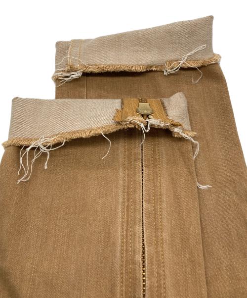 SKULL FLIGHT（スカルフライト）SKULL FLIGHT (スカルフライト) 裾ジップフライトパンツ ブラウン サイズ:32の古着・服飾アイテム