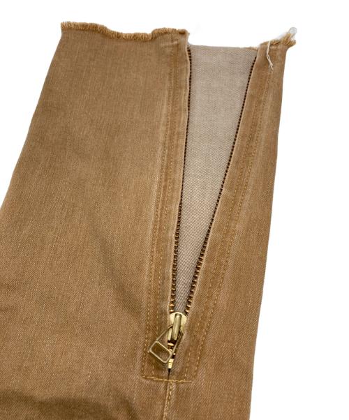 SKULL FLIGHT（スカルフライト）SKULL FLIGHT (スカルフライト) 裾ジップフライトパンツ ブラウン サイズ:32の古着・服飾アイテム