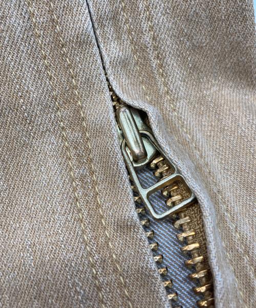 SKULL FLIGHT（スカルフライト）SKULL FLIGHT (スカルフライト) 裾ジップフライトパンツ ブラウン サイズ:32の古着・服飾アイテム